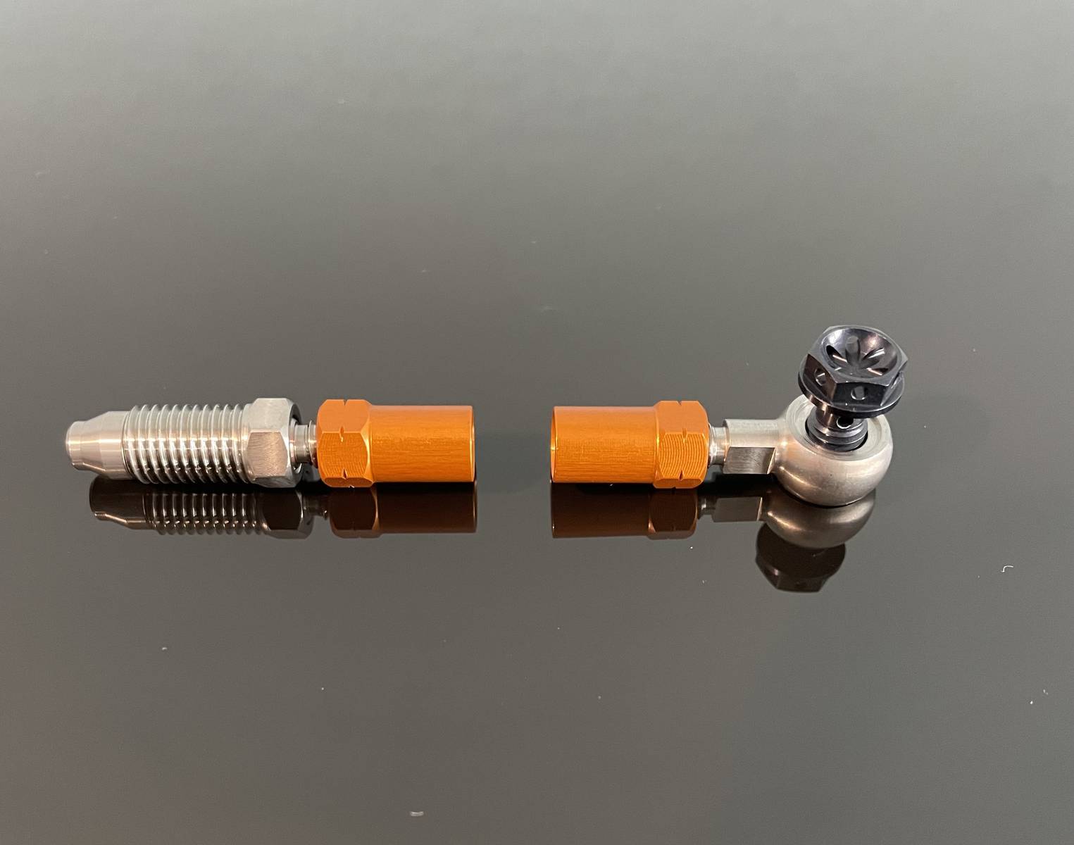 Raccordo per tubo olio freno in treccia metallica per freni a disco, 45° completo di ghiera e ogiva - | Marco Rover